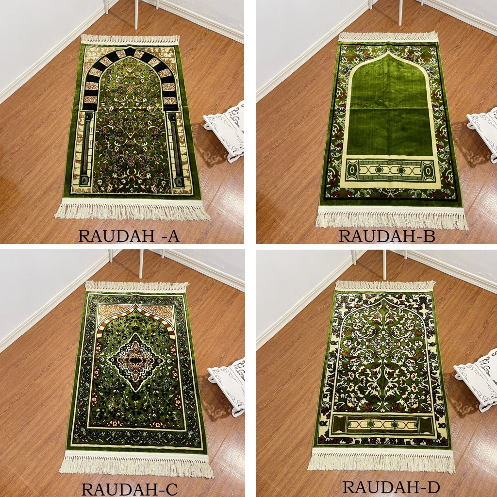 Jual SAJADAH PAKET 4 PCS SERI WARNA DAN MOTIF RAUDAH YAMANI - ZAMZIBA ...