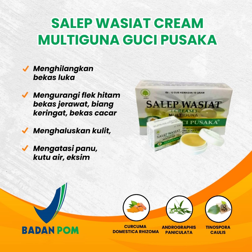 Jual Salep Guci Pusaka Multiguna / Cream Hijau Guci Pusaka Multiguna