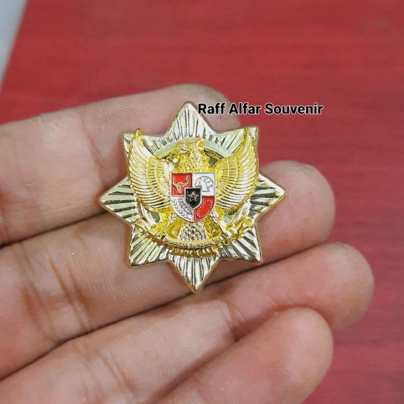 Jual Pin Garuda Pancasila Model Psang Di Kerah Baju Pin Garuda