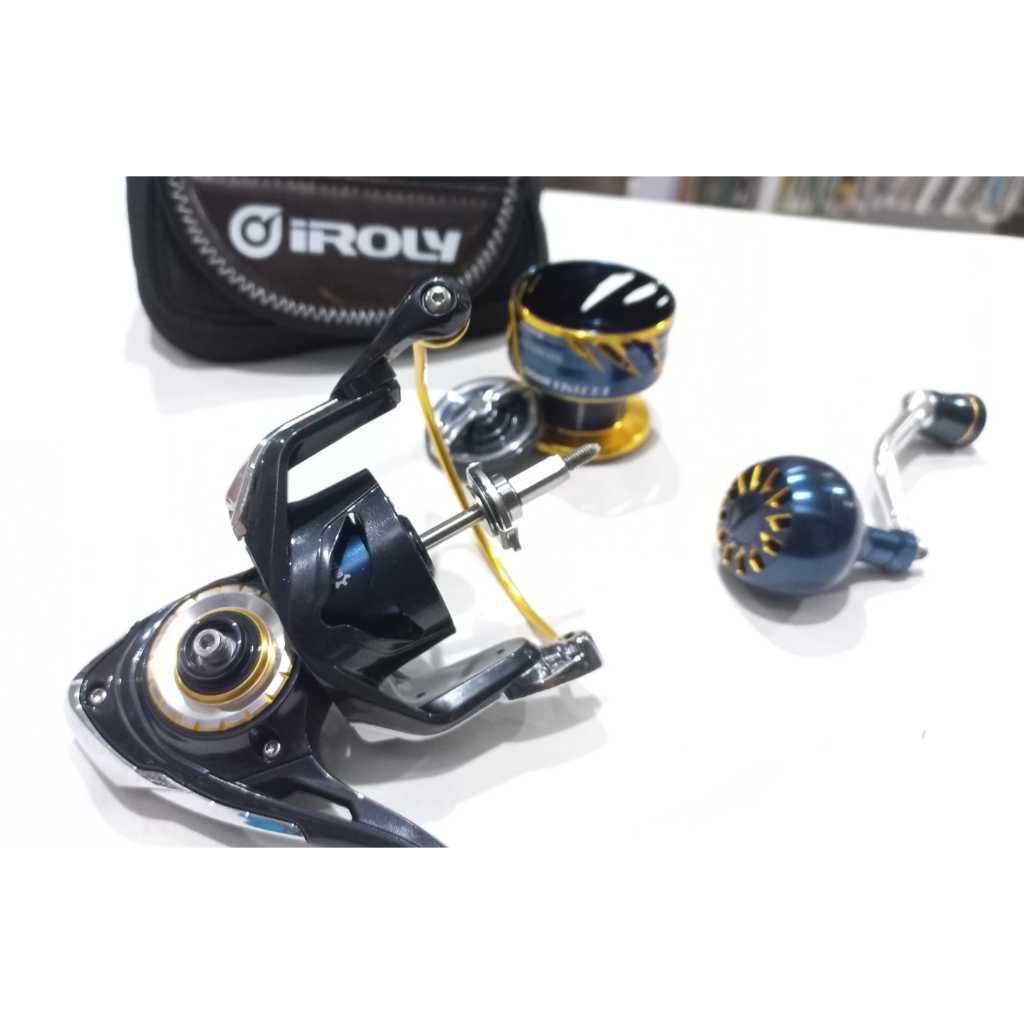 Jual Reel Iroly ULTIMA SW 2000/3000/4000/6000-Power Handle | Shopee ...