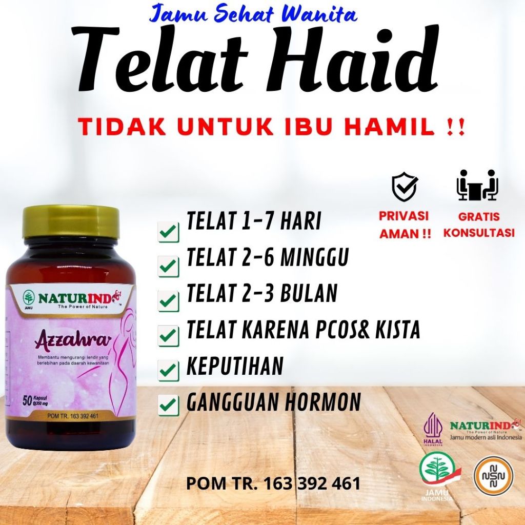 Jual Obat Telat Dateng Bulan Pelancar Haid Pelancat Tidak Teratur Nyeri