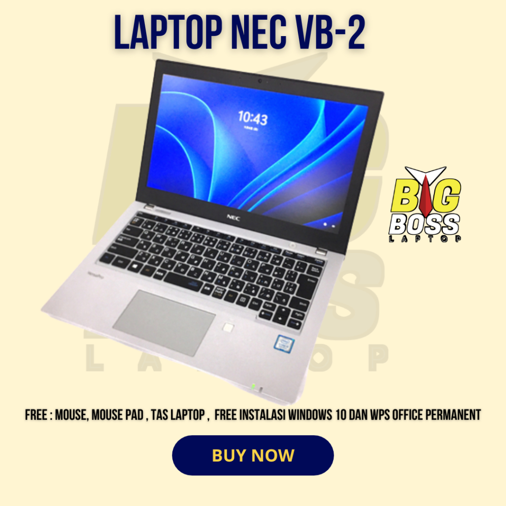 Jual LAPTOP NEC VERSAPRO VB-2 SUPER SLIM MURAH & BERGARANSI INTEL