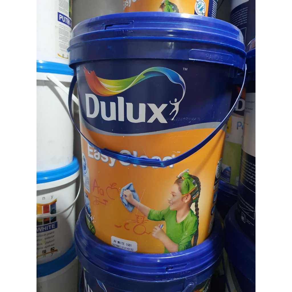 Jual DULUX EASY CLEAN CAT INTERIOR TEMBOK DALAM PUTIH AV WHITE 1501 ...