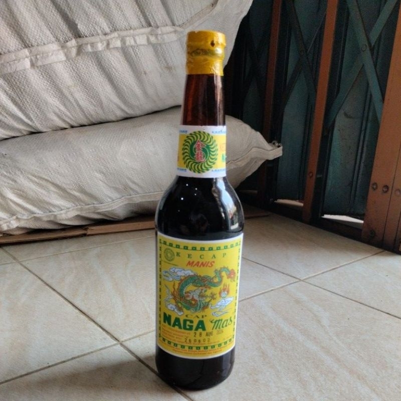 Jual Kecap Manis cap Naga Mas botol kaca - 600 ml | Shopee Indonesia
