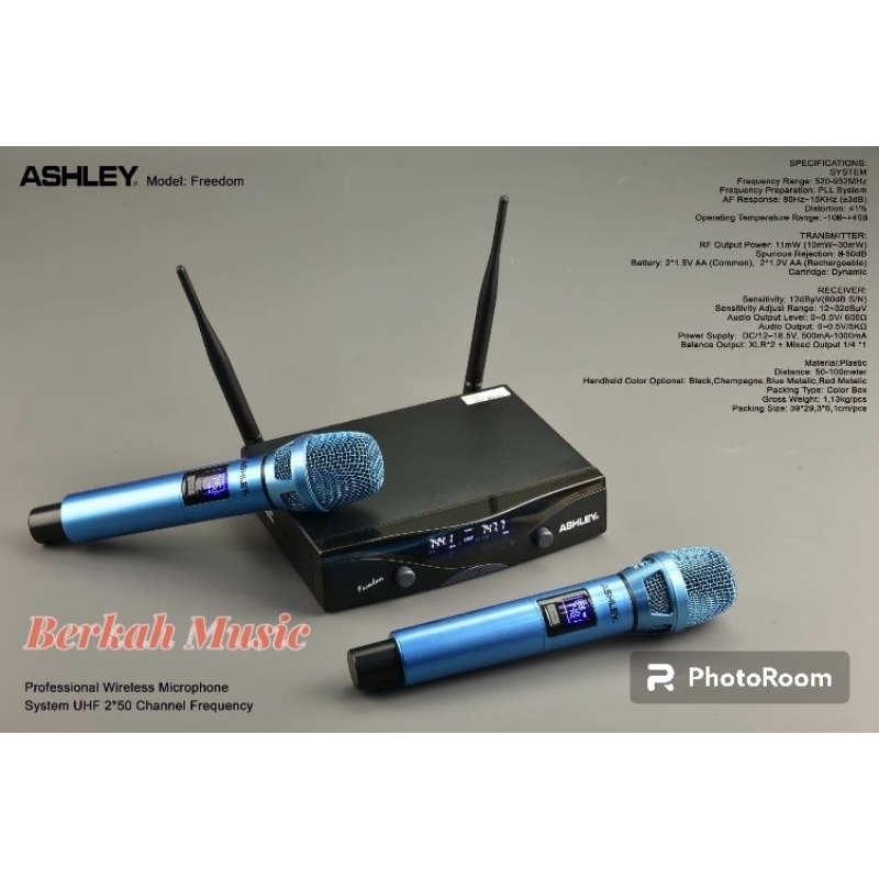 Jual Mic Wireless Ashley Freedom Original Mic Ashley Freedom Shopee Indonesia