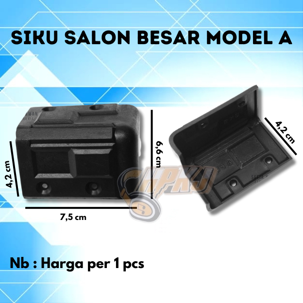Jual (8pcs) SIKU SALON SPEAKER BESAR MODEL A Siku box speaker plastik ...