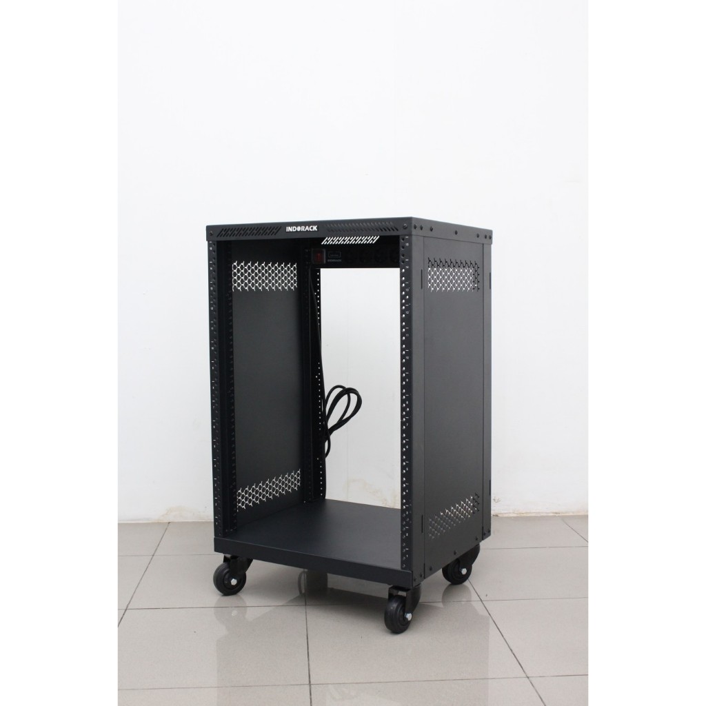 Jual INDORACK SOUND RACK AUDIO SR415 Depth 400mm INDORACK 15U | Shopee ...