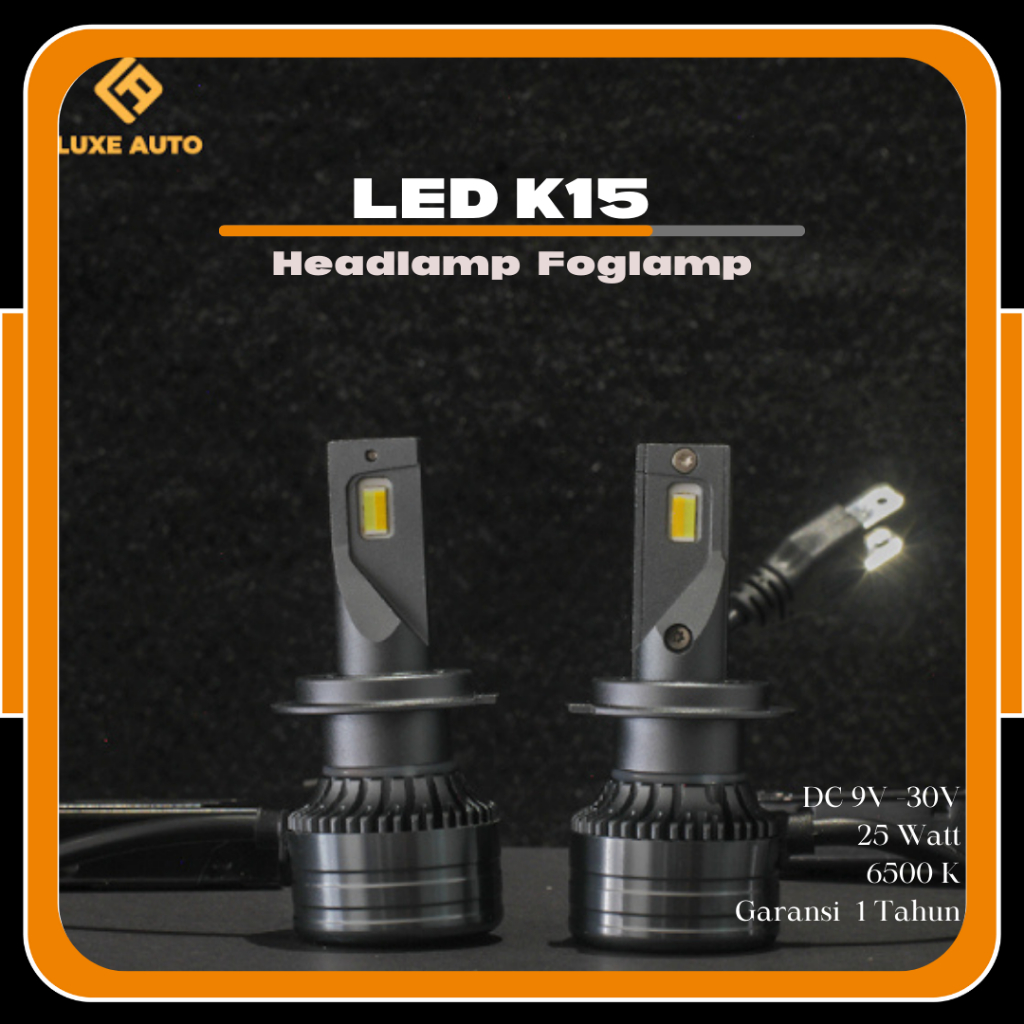 Jual Lampu LED Mobil K15 3 Warna Lampu Utama Lampu Kabut | Shopee Indonesia