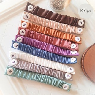 Jual (Min Order 5 Pcs) STRAP TALI MASKER HIJAB KAIN KANCING POLOS ...