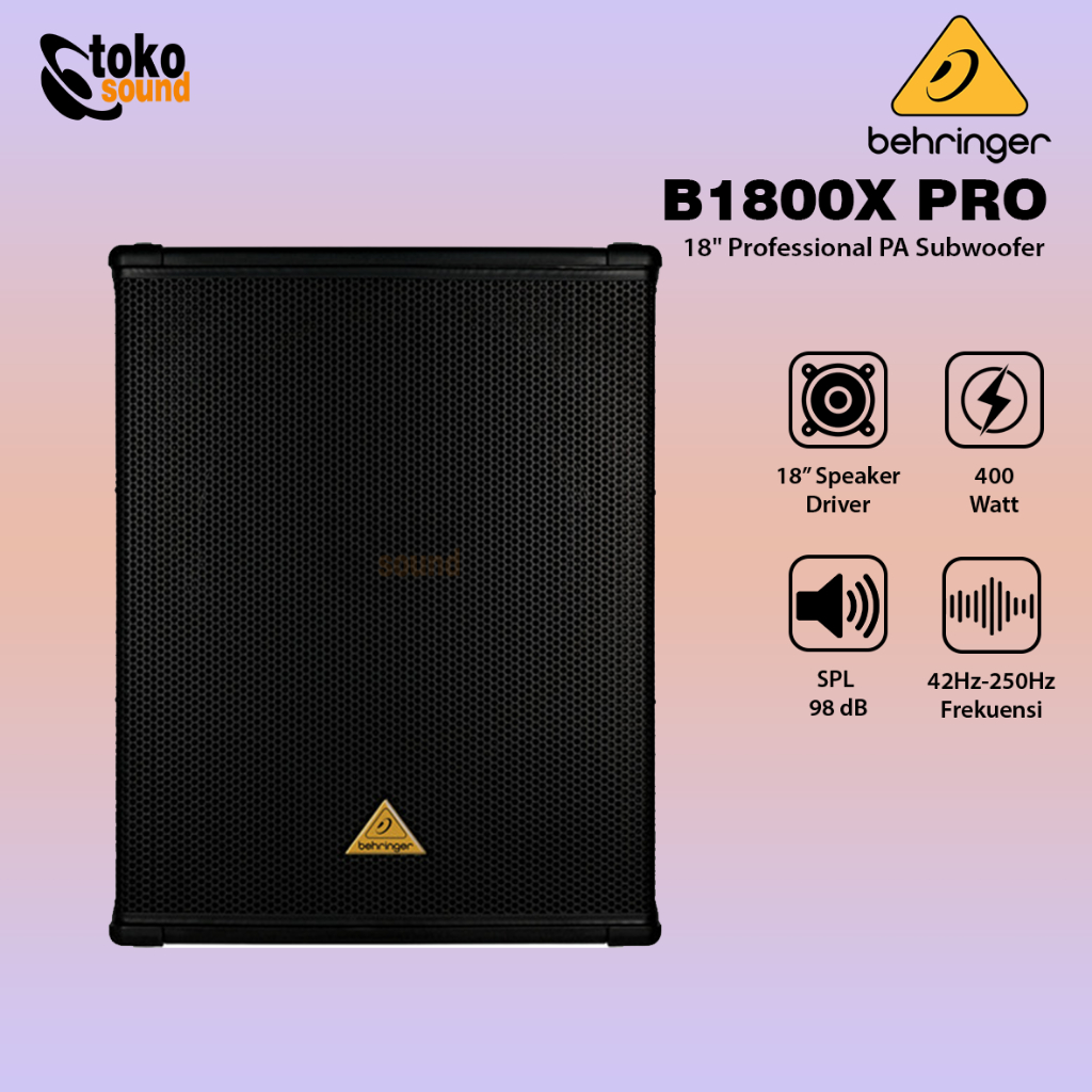 Jual Behringer Eurolive B1800X PRO 1800W 18 Inch Passive Subwoofer