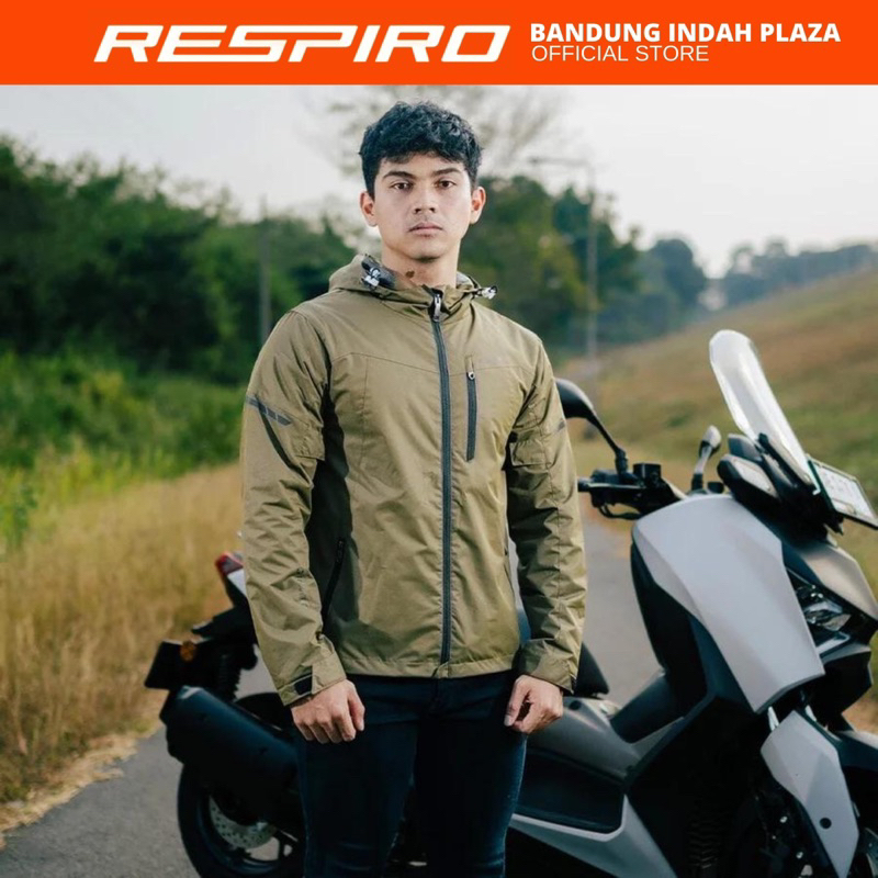 Jual RESPIRO AXTON - Jaket Motor Touring Windproof Water Reppelent With ...