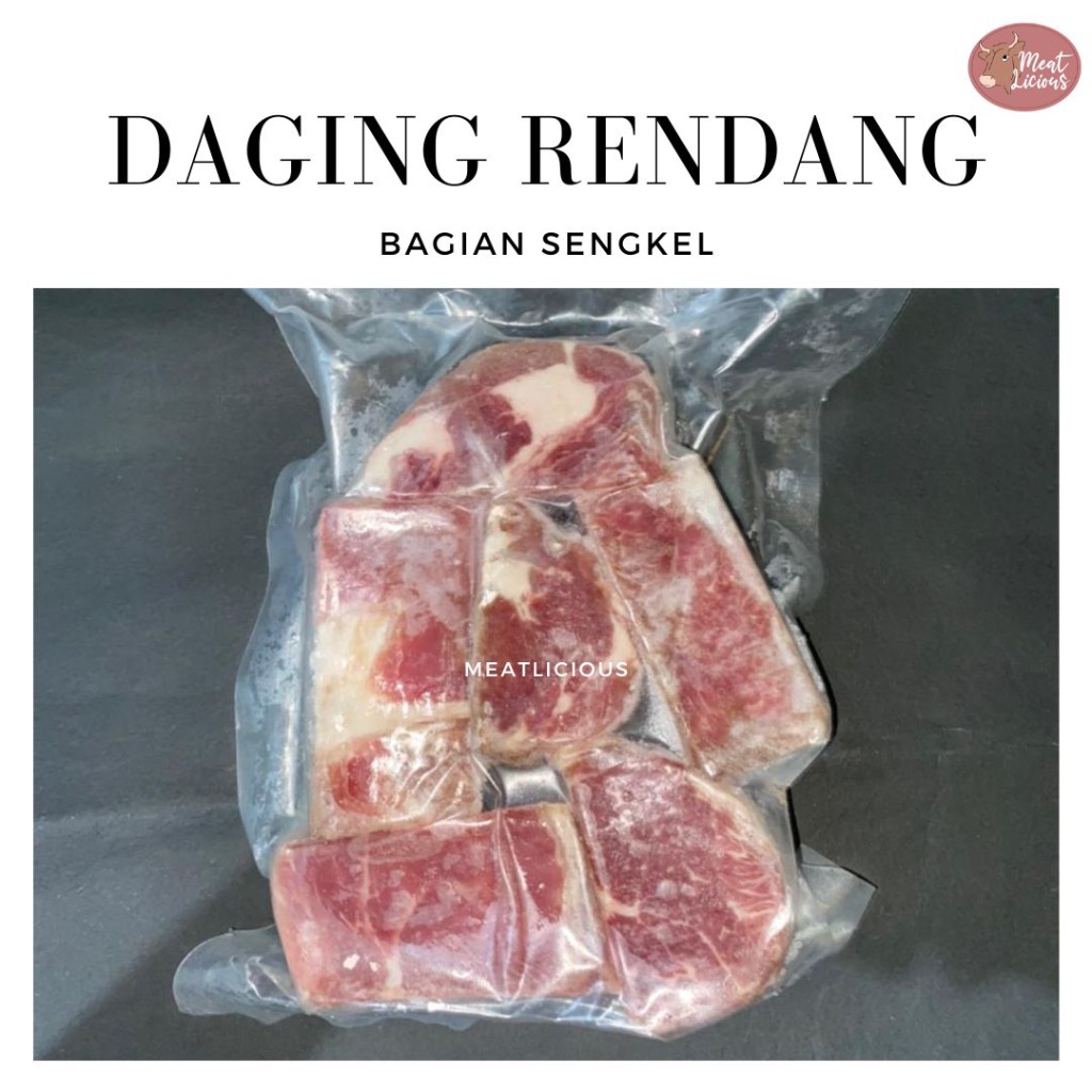 Jual Daging Rendang / Sengkel 250gr & 1kg (Daging sapi bagian Sengkel ...