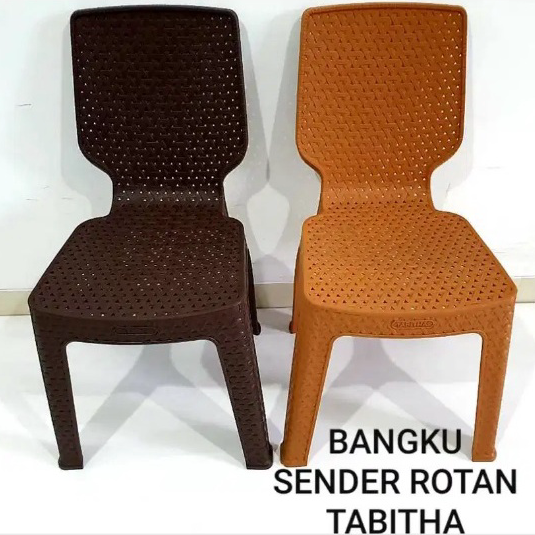 Jual Model Baru Kursi Bangku Plastik Rotan Sender Kursi Makan Kursi