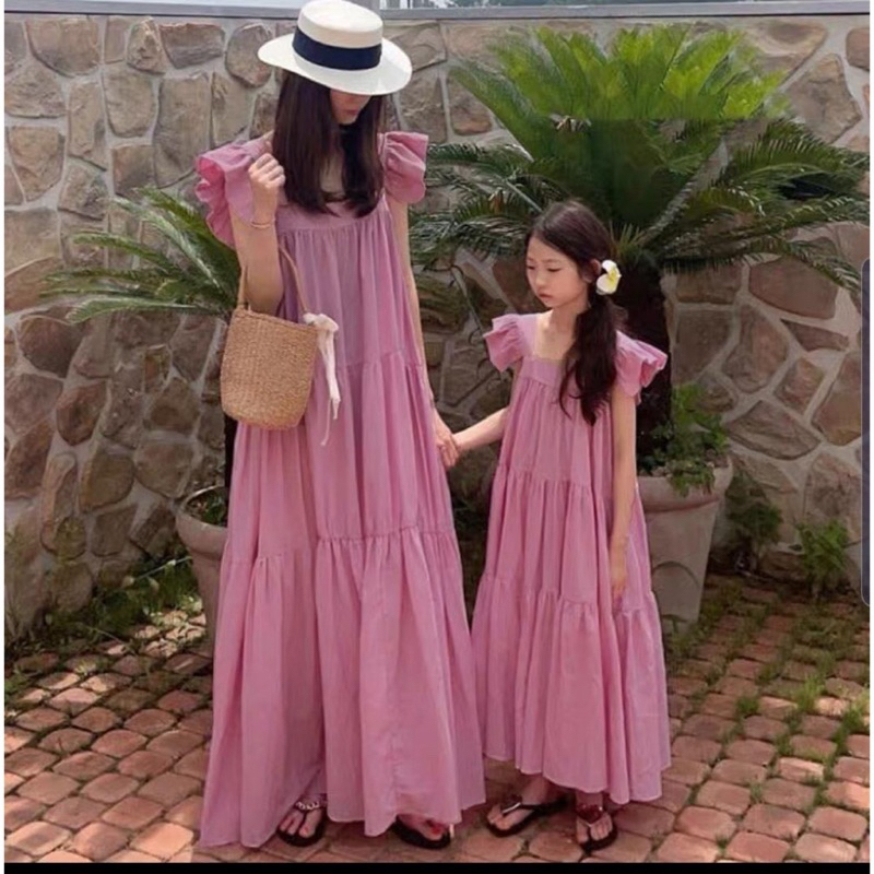 Jual TIFKLY - DRESS RUMBAI MOM & KIDS / BAJU ANAK PEREMPUAN 6-10 TAHUN ...