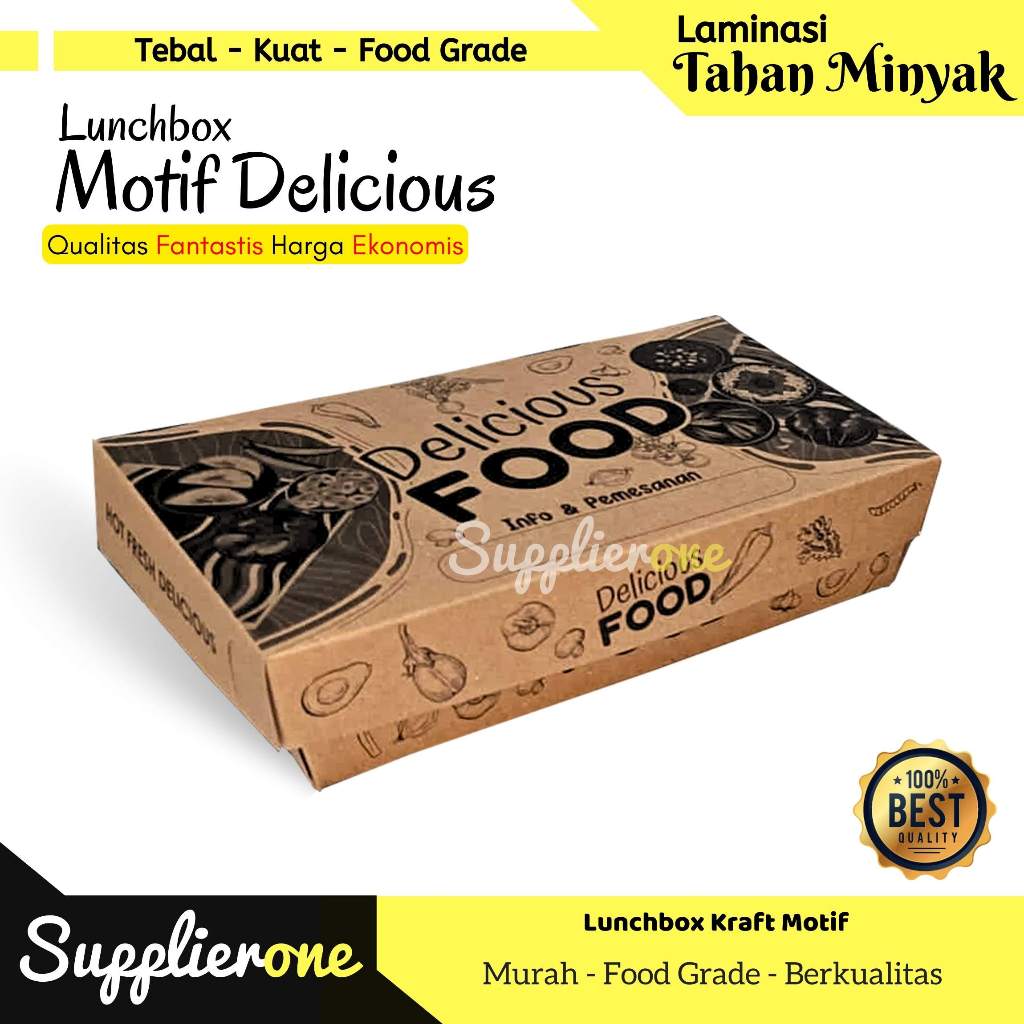 Jual Paper Lunch Box Motif / Lunch Box Paper / Lunch Box / Lunch Box