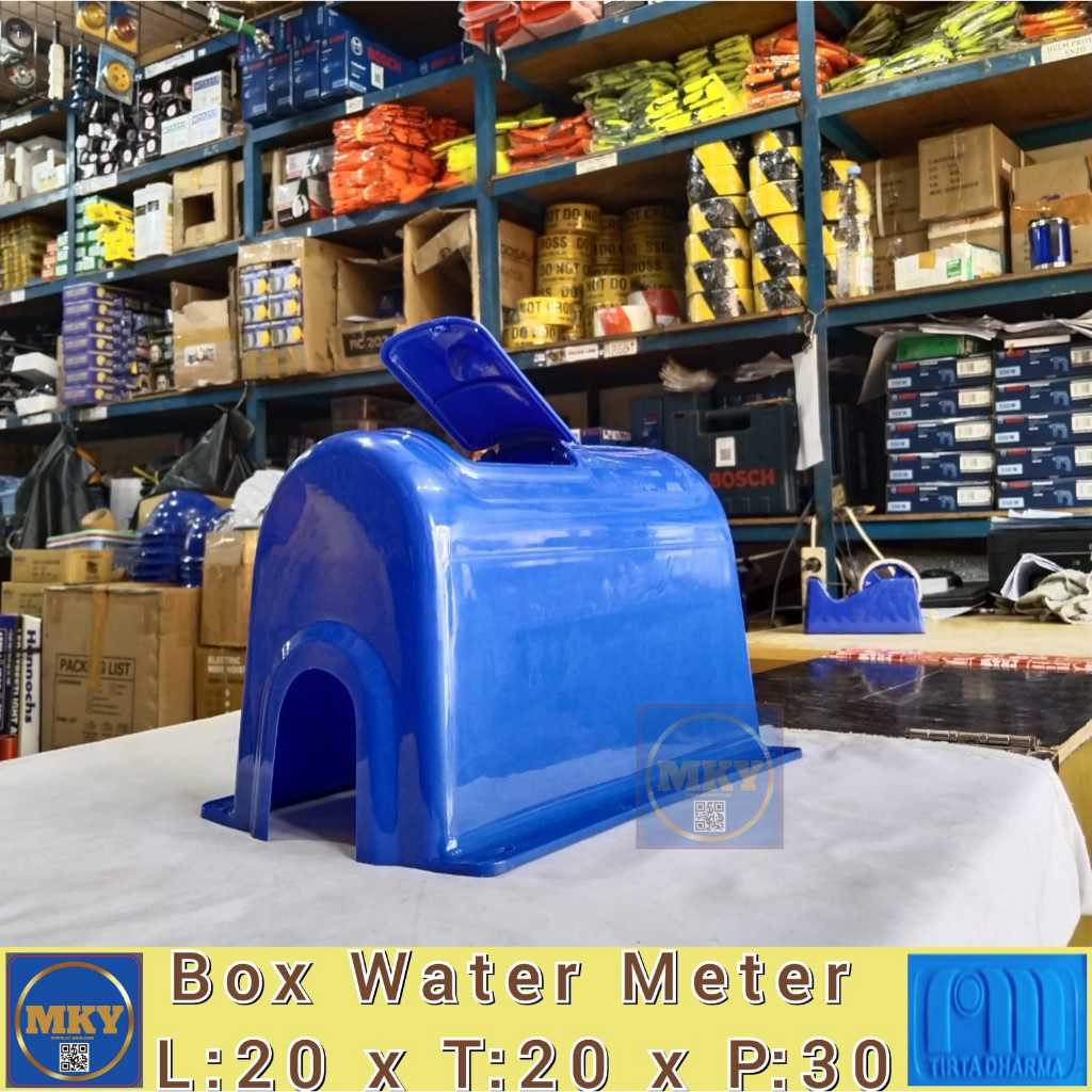 Jual Tutup Box Meteran Air / Box Water meter Pdam / Warna Biru - Biru ...