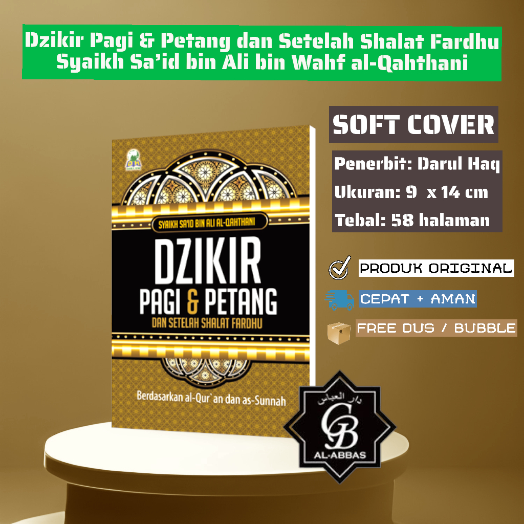 Jual Dzikir Pagi Petang Dan Setelah Sholat Fardu - Darul Haq | Shopee ...