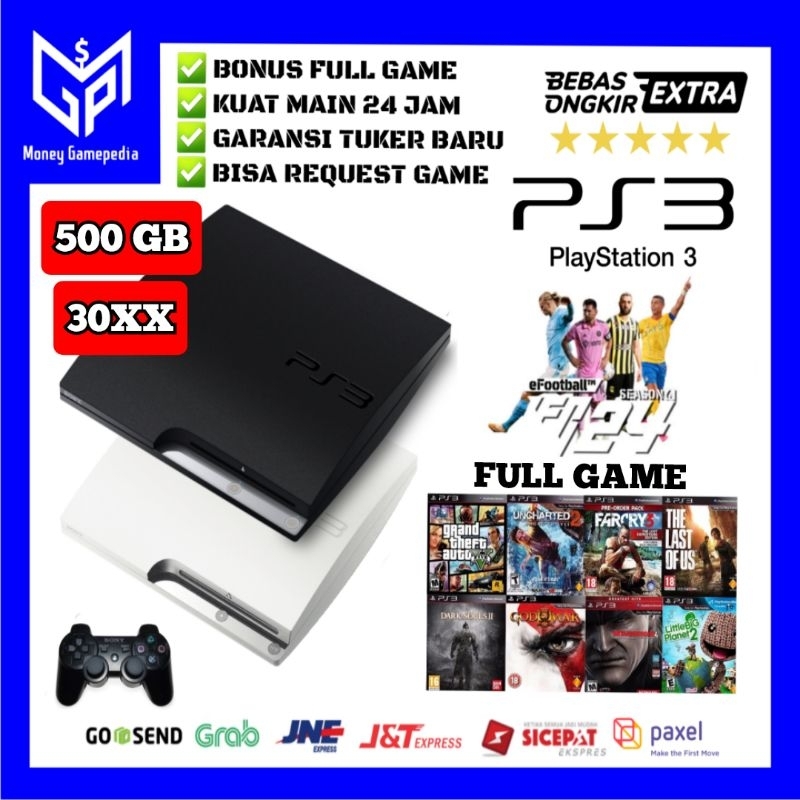 Game Console Ps3 Super Slim Shopee Jual Ps3 Super Slim 500gb Full