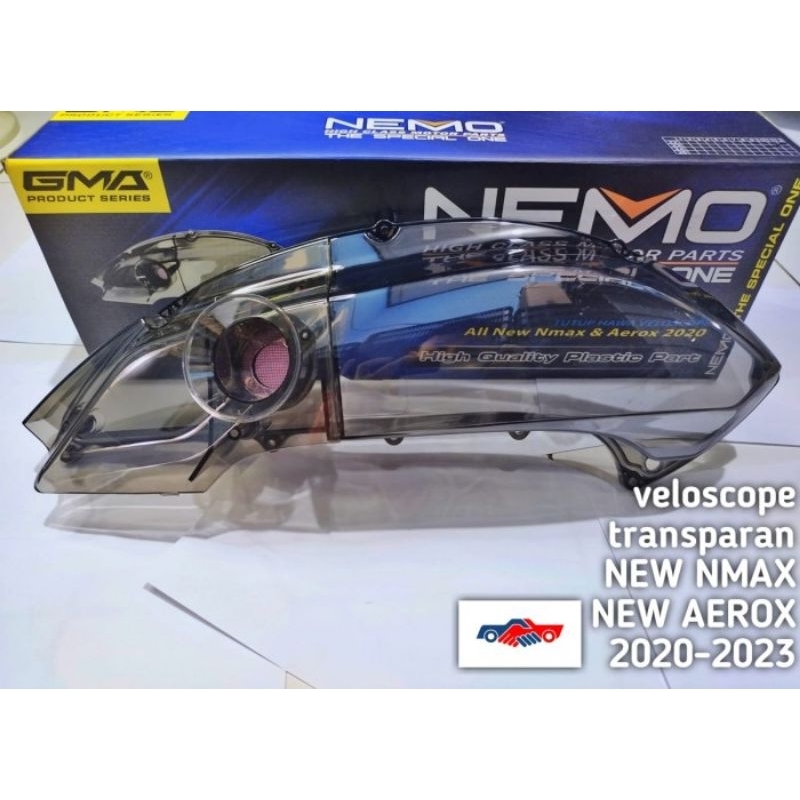 Jual Veloscope transparan NEW NMAX NEW AEROX 2023-2020 NEMO | Shopee ...