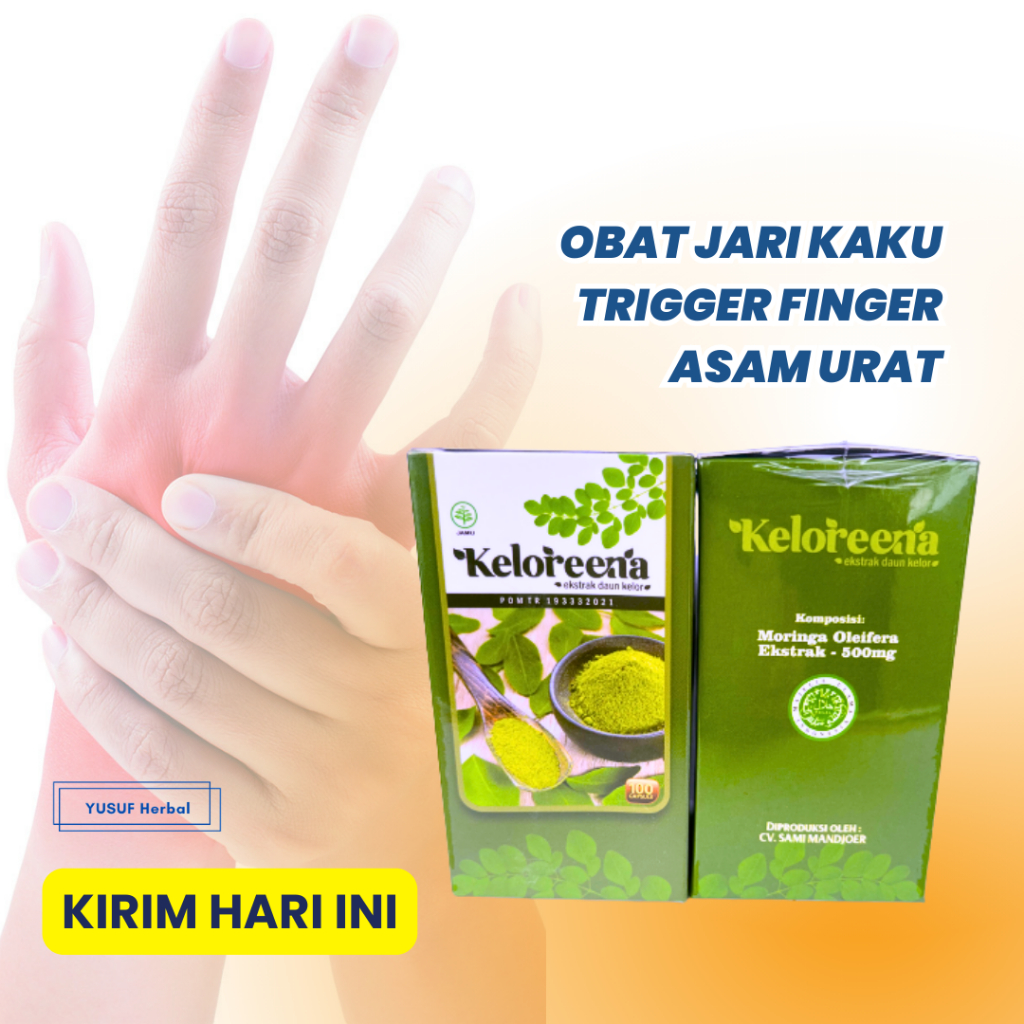 Jual Obat Jari Kaku Susah Ditekuk Trigger Finger Baal Tangan Mati Rasa Kebas Kesemutan Asam Urat