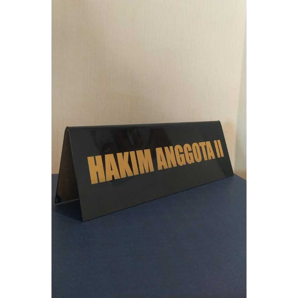 Jual Papan Nama Meja Akrilik Name Plate Acrylic 30cm X 10cm 2mm