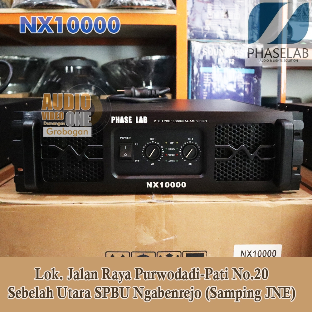 Jual Power Phaselab NX10000 Class TD Power Amplifier Phase Lab NX10000