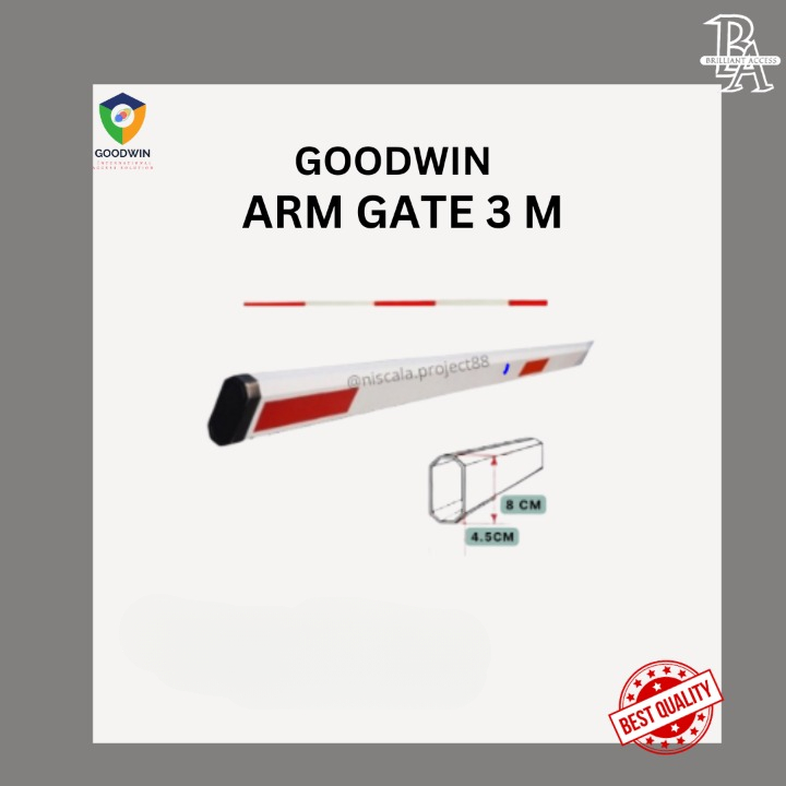 Jual ARM GATE PALANG PARKIR 3M/ PALANG OTOMATIS / BARRIER GATE Shopee