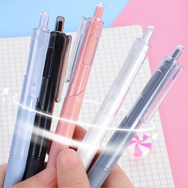 Jual Aimilo Gel Pen Pulpen Gel Retractable 4 Warna 0.5mm 1 PCS Alat ...