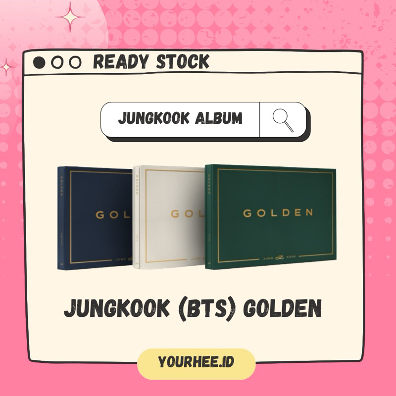 Jual [READY STOCK] ALBUM JUNGKOOK BTS GOLDEN SEALED BACA DESKRIPSI ...