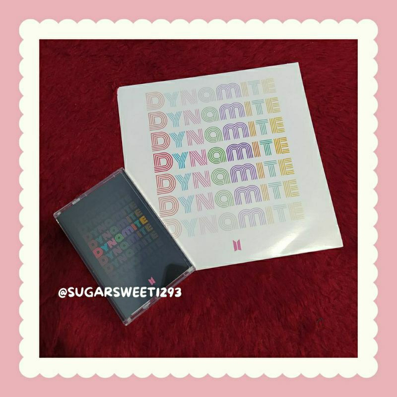 Jual BTS DYNAMITE VINYL + KASET CASSETE OFFICIAL UNSEALED | Shopee ...