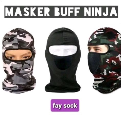 Jual Masker Buff ninja/masker ninja/Masker buff full face | Shopee ...