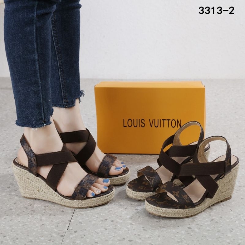 Louis vuitton discount boundary wedge sandal