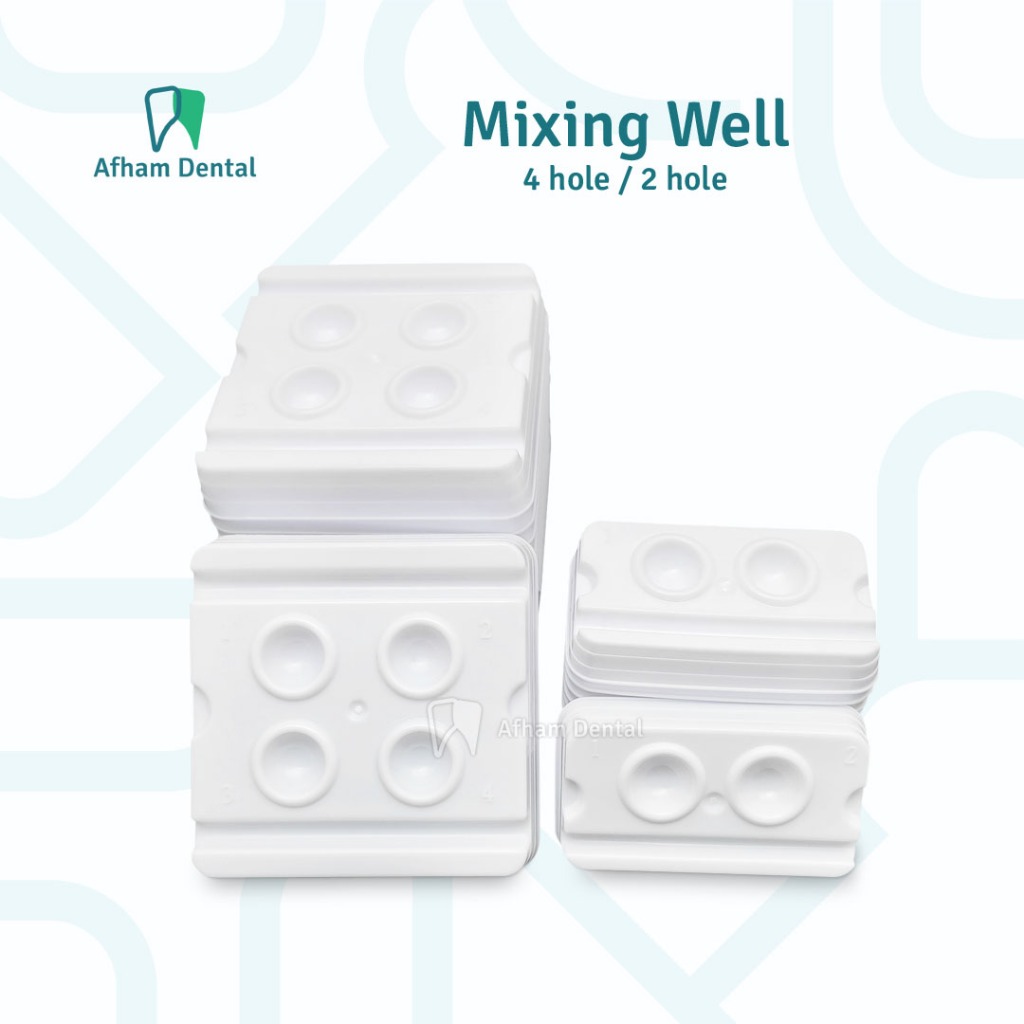 Jual DENTAL CONTAINER TRAY TEMPAT BONDING MIXING WELL DISPOSABLE -2 ...
