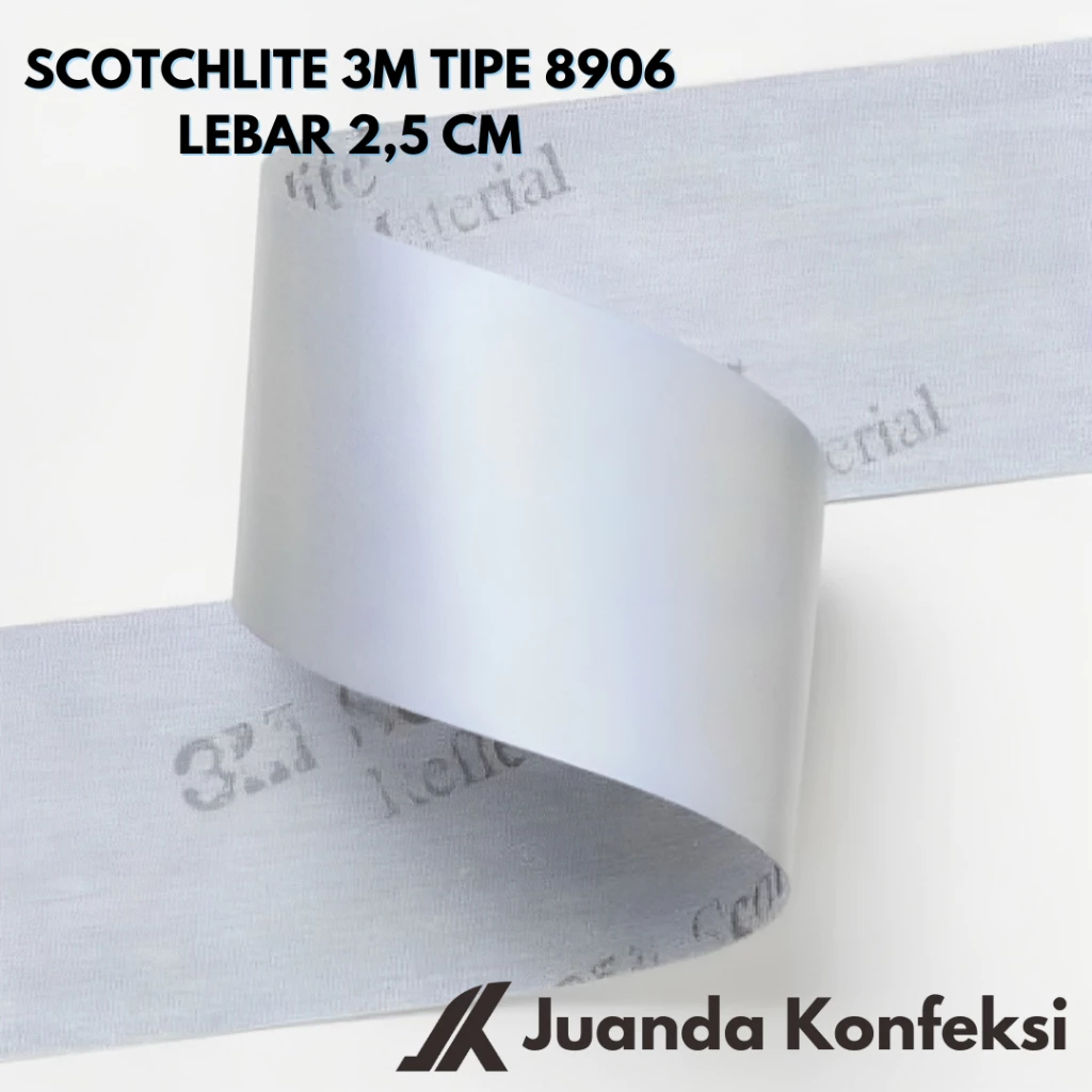 Pita Scotchlite Original 3M 8906 Original Lebar 2.5 Cm Skotlet Reflektor Meteran Pita Skotlet | AutoStock