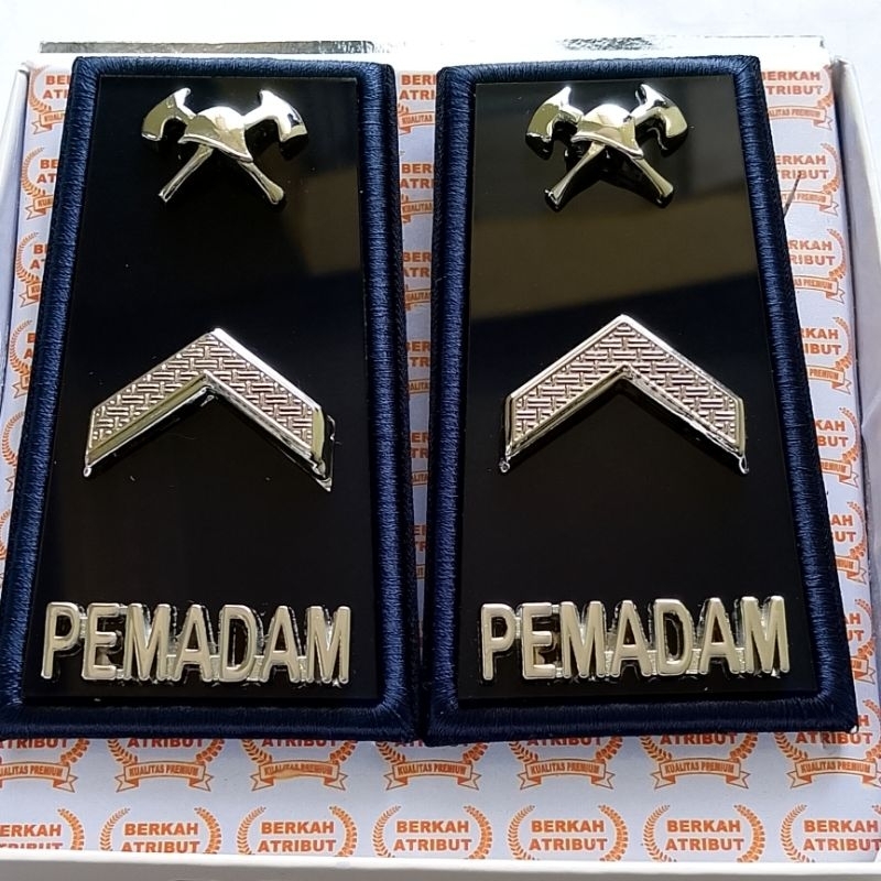 Jual Pangkat Pdh Pemadam/Damkar 2A Kain Akrilik | Shopee Indonesia