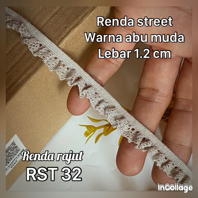 Jual per rol 15 yard renda street lebar kecil | Shopee Indonesia