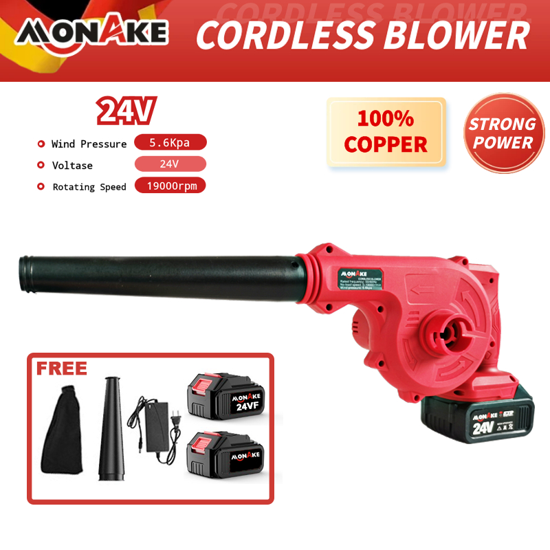 Jual Monake Mesin Blower Tangan Baterai Cordless Cleaner Wireless Blower Dust Leaf Collector