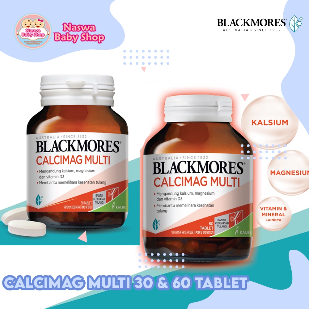 Jual Blackmores Calcimag Multi Isi 30 & 60 Tablet | Shopee Indonesia