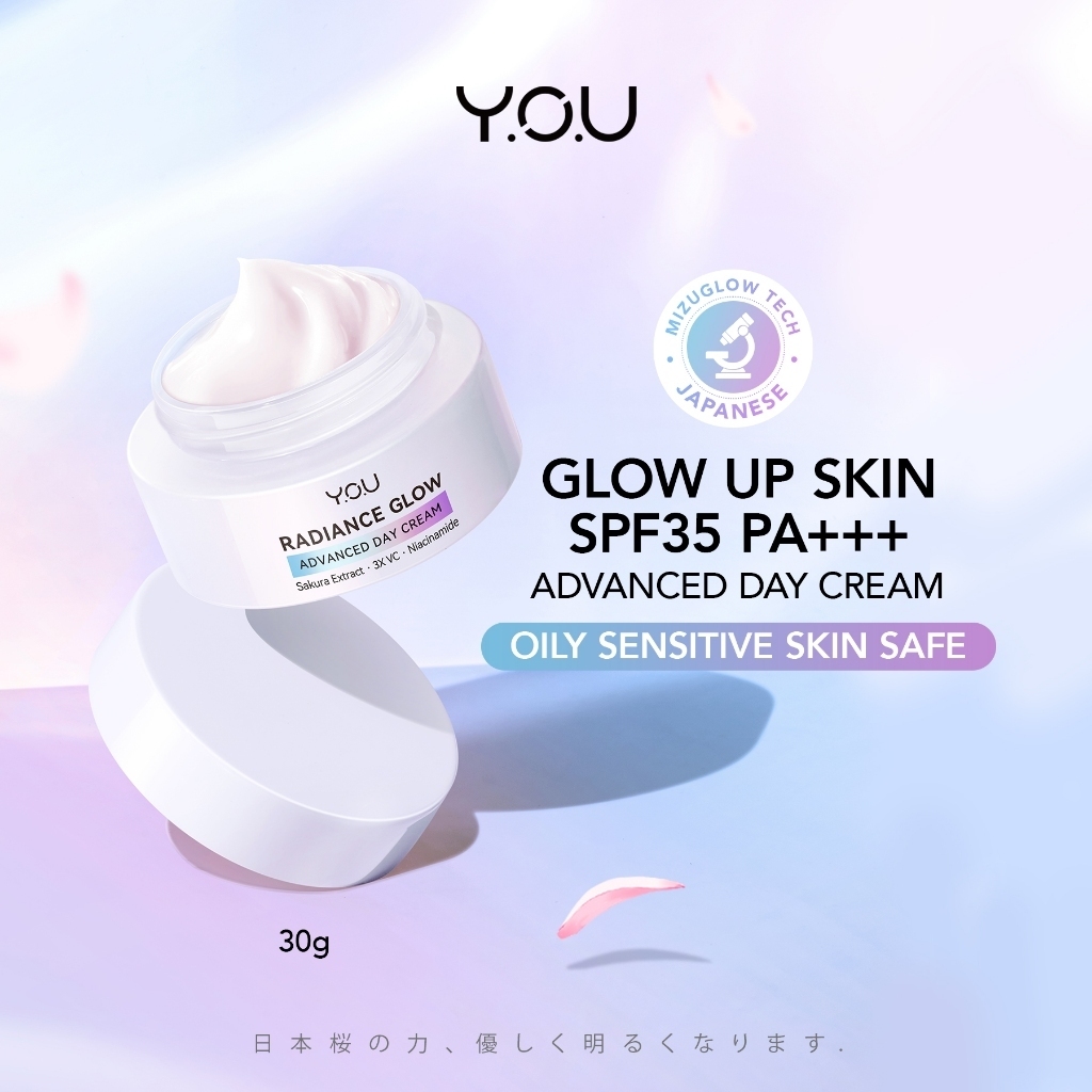 Jual YOU Radiance Glow Advanced Day Cream 30g | Shopee Indonesia