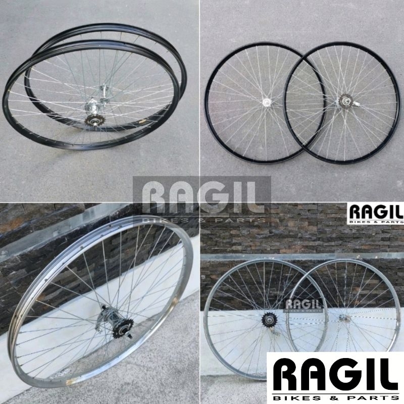 Jual RODA JADI SEPEDA ONTHEL VELG ARAYA 28 JAWA JOWO UNTA UNTO WHEELSET ...