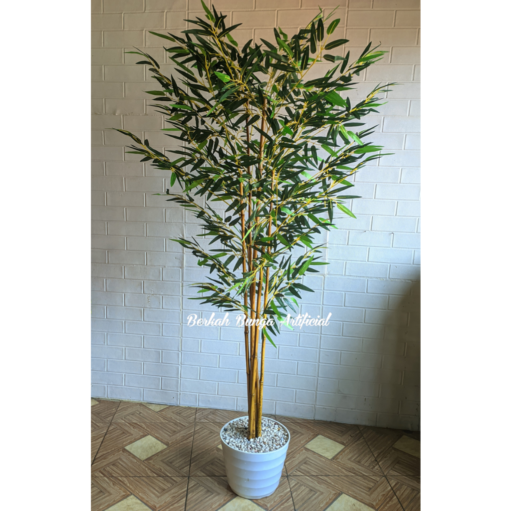 Jual Pohon Bambu Artificial 170cm pohon hiasan bunga dekorasi pohon