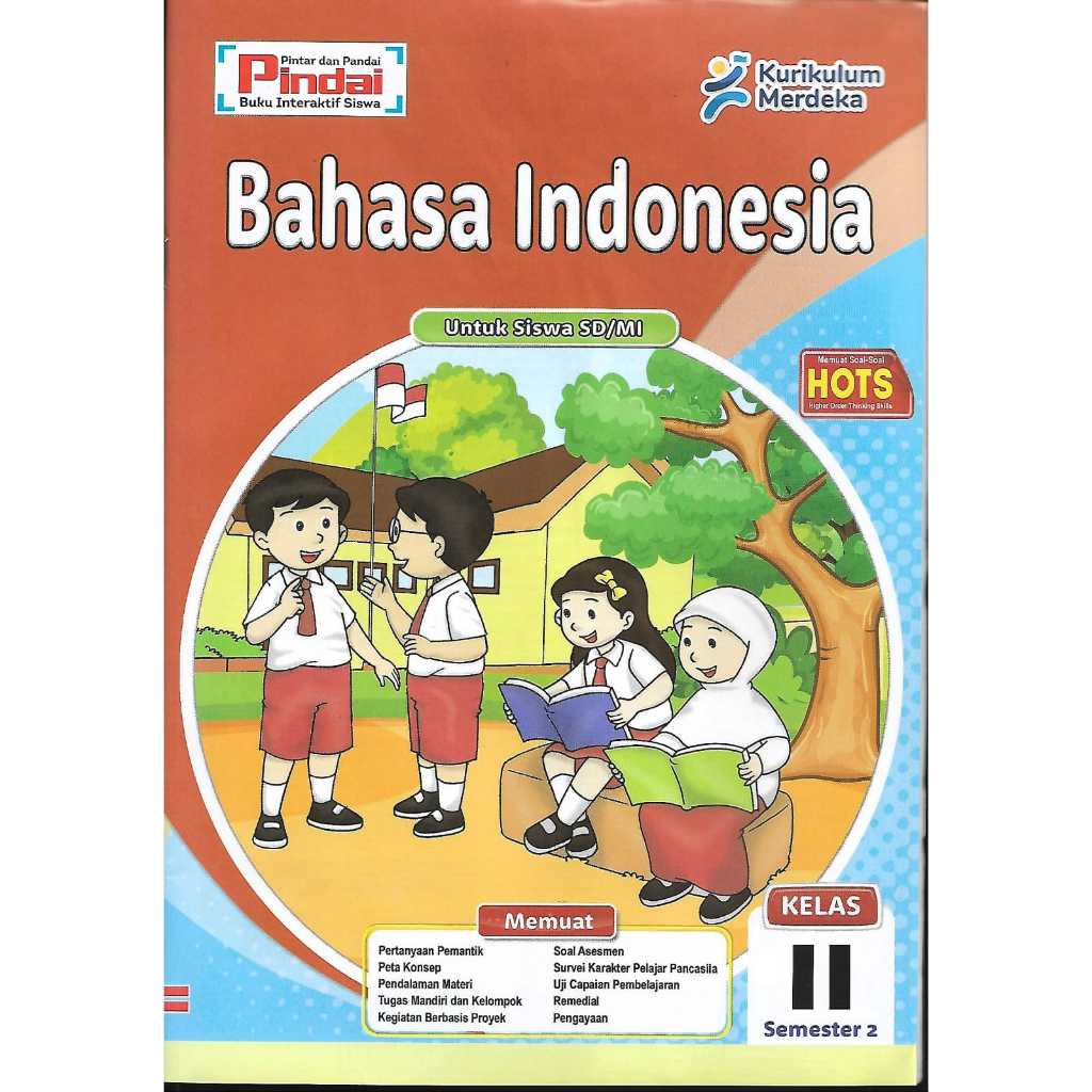 Jual Buku LKS Bahasa Indonesia Kurikulum Merdeka Kelas 2 SD/MI Semester ...