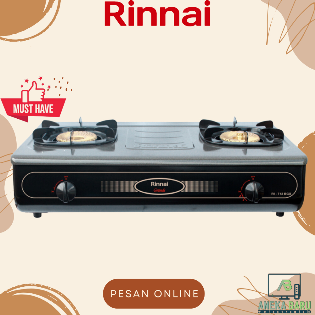 Kompor Gas Rinnai 712 Rinnai Digital Jual [READY COD] Rinnai