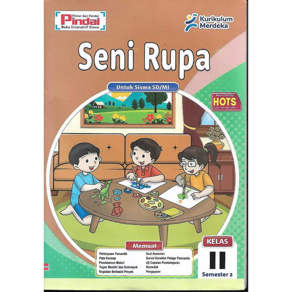 Jual Buku LKS Seni Rupa Kurikulum Merdeka Kelas 2 SD/MI Semester 2 ...