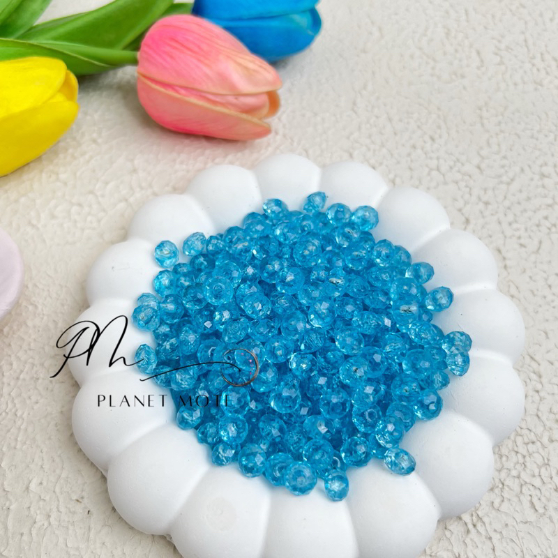 Jual Manik Manik Bulat Kristal Manohara Mote Akrilik Bening (15gr ...