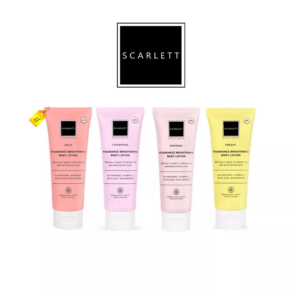 Jual SCARLETT WHITENING Body Lotion Kemasan Tube 180ml scarlett lotion scarlett whitening