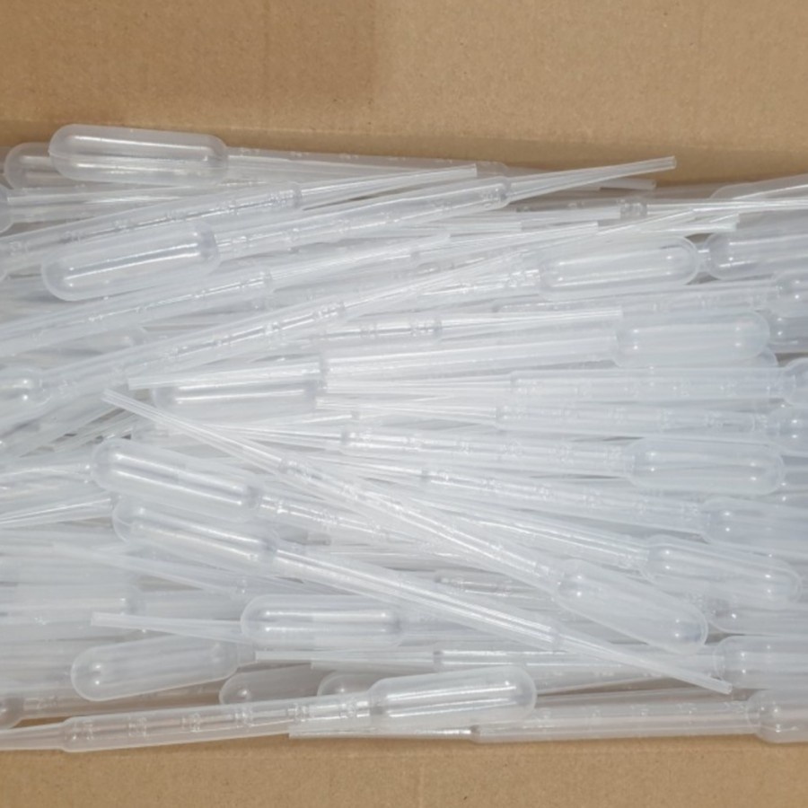 Jual Pipet Tetes Plastik 1 ml cc 3ml 5ml Pasteur Dropping Pipette Drop