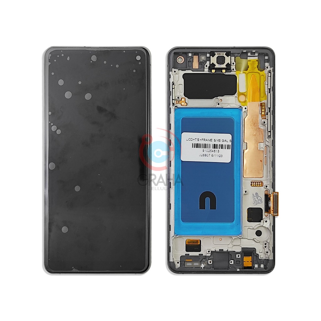 Jual LCD SAMSUNG S10 / G973 / G973F FULLSET TOUCHSCREEN + FRAME ...