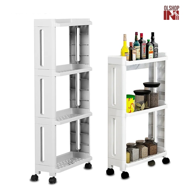 Jual Rak Geser Minimalis Multifungsi Storage Rack Model Tiga dan Empat ...