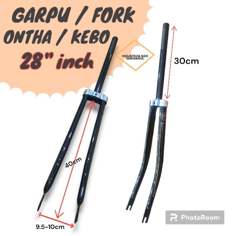 Jual Fork Sepeda Ontha Garpu Sepeda Onthel Kebo Onta Ontel 28 inch ...